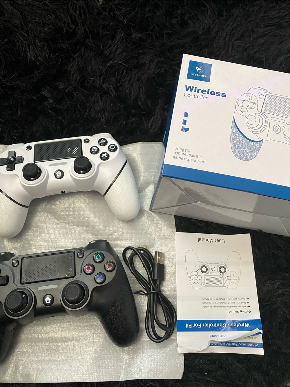 Ace Gamer wireless Controller for P4+ compatible with many other.